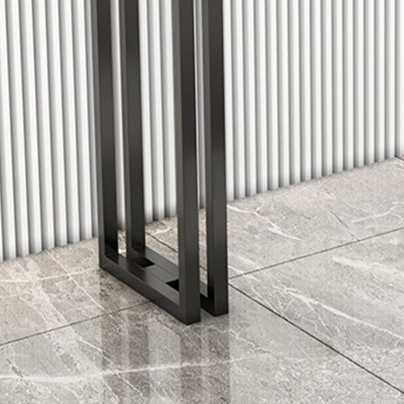 11 "W Console Contemporary Table Tabella della console rettangolare in pietra bianca