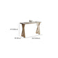Rectangle Metal Base Bar Table Glam Sintered Stone Top Bistro Bar Table Clearhalo 'Bar Furniture' 'Bar Tables' 'bar_tables' 'furn' 'furn_bar_tables' 'Furniture' 'Kitchen & Dining Furniture' 1200x1200_bfa3a0a3-8687-4492-9911-a2e5502408df