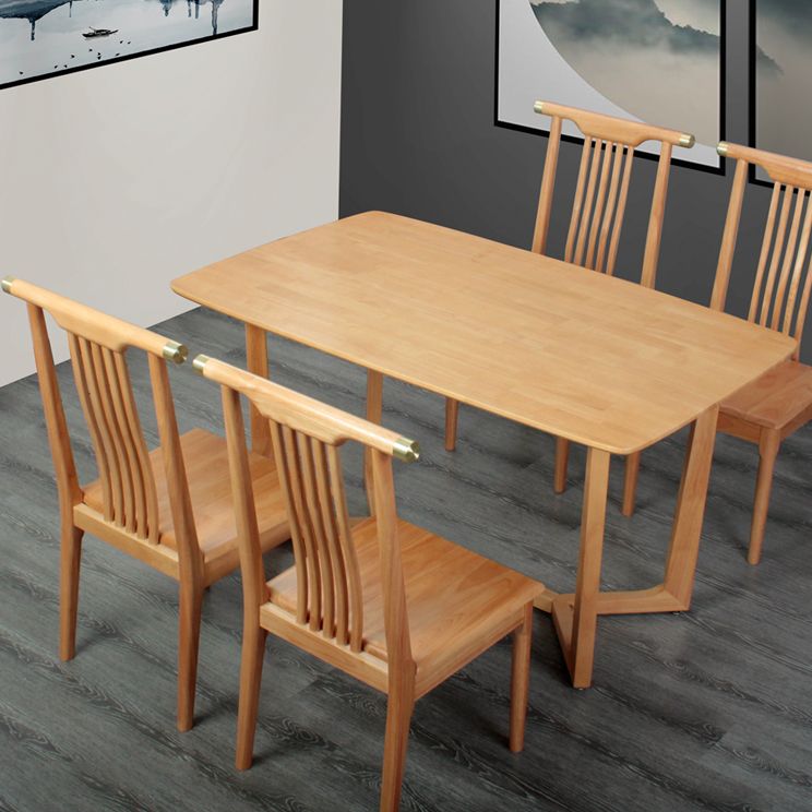 Traditional Solid Wood Dining Chairs Slat Back Dining Side Chair for Home Clearhalo ' kitchen&dining_furn' 'Dining Chairs' 'Dining Tables & Seating' 'dining_chair' 'furn' 'furn_dining_chair' 'Furniture' 'furniture_dining_chair' 'Kitchen & Dining Furniture' 'kitchen' 1200x1200_bfa4130a-ab78-4ce1-9538-5551ef2652cd