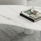 Table basse moderne à 3 pieds en ardoise pour le salon