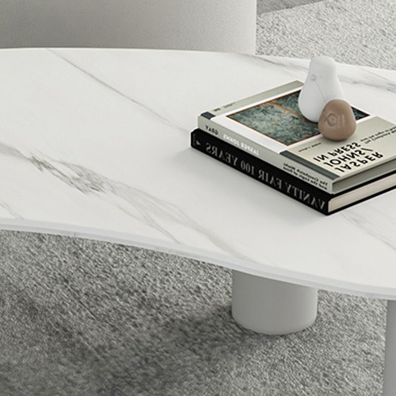 Table basse moderne à 3 pieds en ardoise pour le salon