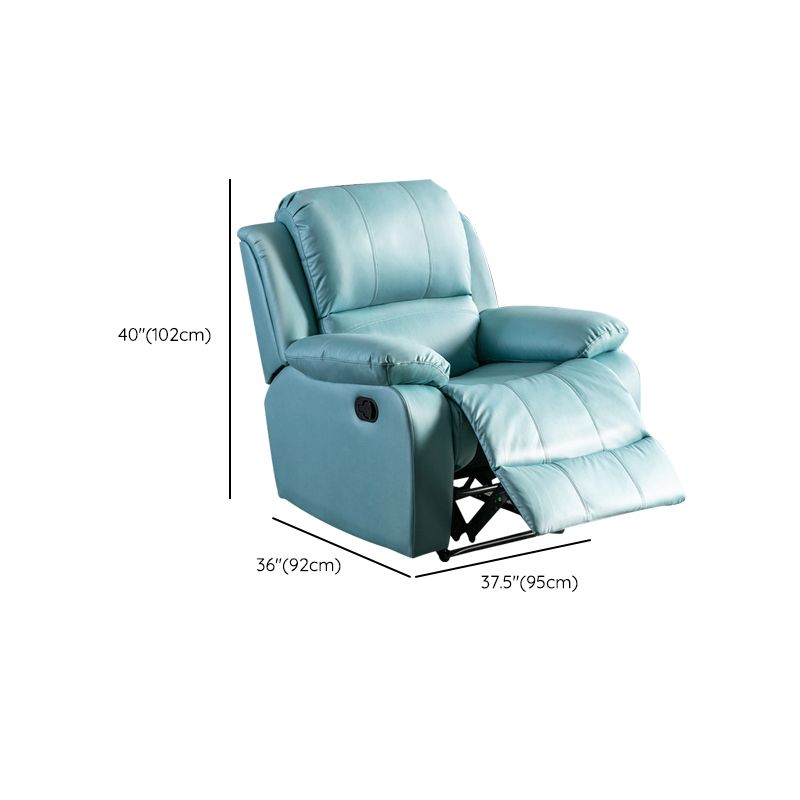 Traditional Standard Recliner Metal Indoor Swiveling Manual-Push Botton Clearhalo 'Chairs & Seating' 'furn' 'furn_recliners' 'Furniture' 'Living Room Furniture' 'Recliners' 1200x1200_bfa4ef2c-5f75-4716-81c9-29cb2c80cd67