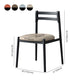 Ladder Back Armless Dining Chairs Upholstered Side Chairs with Metal Legs Clearhalo ' kitchen&dining_furn' 'Dining Chairs' 'Dining Tables & Seating' 'dining_chair' 'furn' 'furn_dining_chair' 'Furniture' 'furniture_dining_chair' 'Kitchen & Dining Furniture' 'kitchen' 1200x1200_bfa6a322-779e-4113-b50b-a1693f4a742c