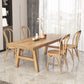 Modern Natural Finish Dinette Table Solid Wood Top Dining Table Clearhalo 'Dining Tables & Seating' 'Dining Tables' 'dining_table' 'furn' 'furn_dining_table' 'Furniture' 'Kitchen & Dining Furniture' 1200x1200_bfa737a5-76a9-4002-ae3f-c0c17ac3d6b2