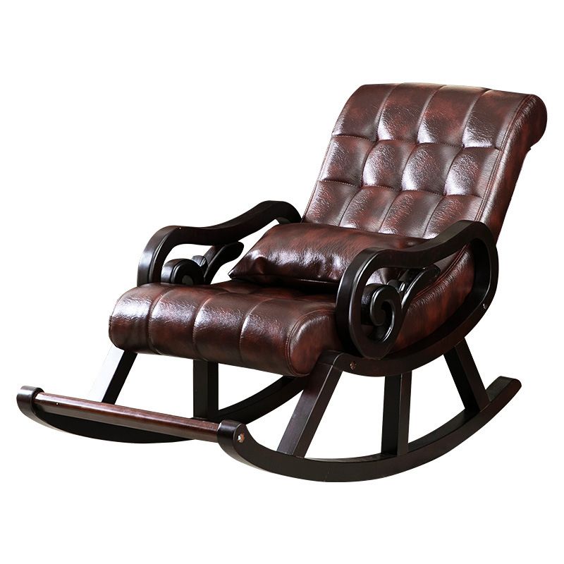 Chaise à bascule de style moderne du milieu du siècle