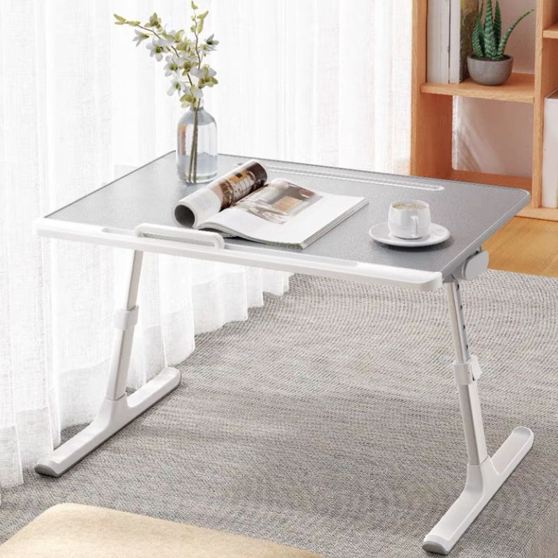 Adjustable Writing Desk Rectangular Shape Task Desk with 2-Legs for Home