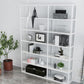 Metal Bookcase Minimalist Book Shelf with Rectangular Shelves Clearhalo 'Bookcases' 'furn' 'furn_bookcases' 'Furniture' 'furniture_bookcases' 'kitchen' 'kitchen_bookcases' 'Living Room Furniture' 'Office Furniture' 1200x1200_bfacaf02-66b0-4d75-b207-6b55844db91a