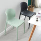 Plastic Stackable Dining Side Chair Solid Back Armless Dining Chairs (Set of 4) Clearhalo ' kitchen&dining_furn' 'Dining Chairs' 'Dining Tables & Seating' 'dining_chair' 'furn' 'furn_dining_chair' 'Furniture' 'furniture_dining_chair' 'Kitchen & Dining Furniture' 'kitchen' 1200x1200_bfb2f39a-6e51-4895-bf4c-2ddec57b65e4