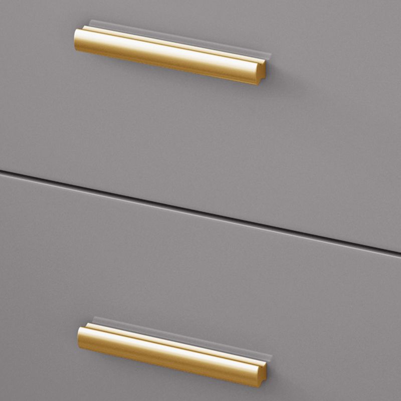 ストーンアクセントテーブルナイトスタンドグラムナイトスタンド2つの引き出しが付いています