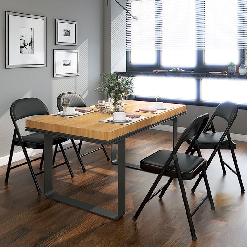 Silla de conferencia tapizada sin brazo silla de cuero de espalda baja