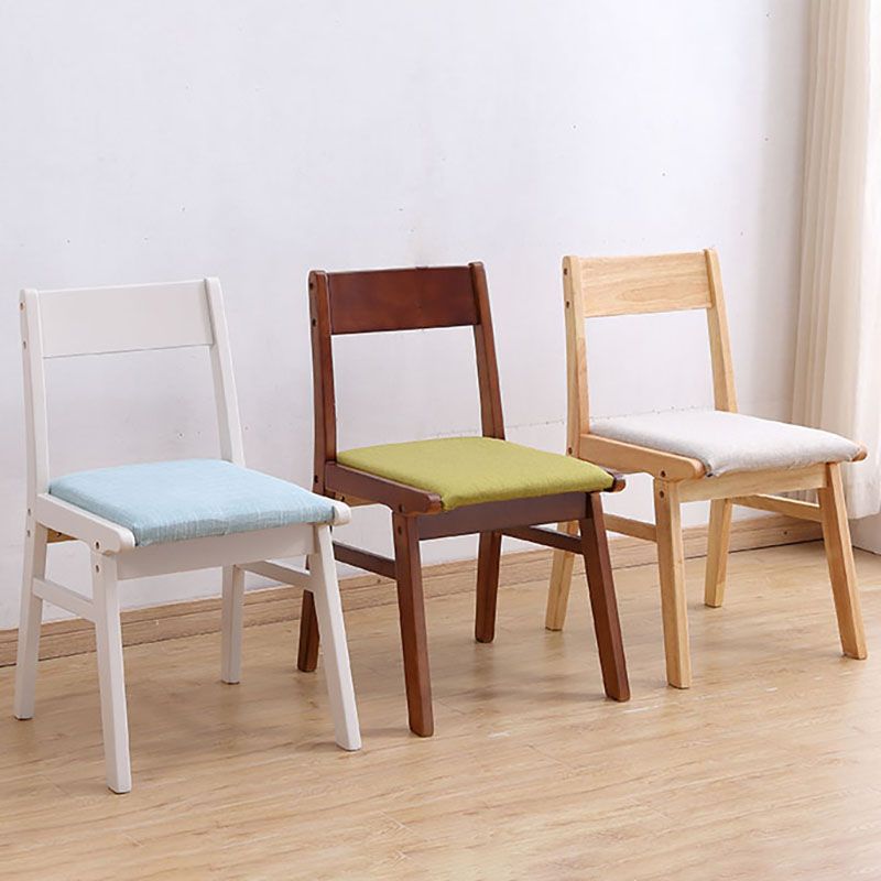 Modern Dining Open Back Chairs Dining Armless Side Chair with Wooden Legs Clearhalo ' kitchen&dining_furn' 'Dining Chairs' 'Dining Tables & Seating' 'dining_chair' 'furn' 'furn_dining_chair' 'Furniture' 'furniture_dining_chair' 'Kitchen & Dining Furniture' 'kitchen' 1200x1200_bfbb3a04-7c8e-4a52-8a27-eec30b08e942