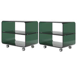 Modern Acrylic Bed Nightstand Open Storage Accent Table Nightstand Clearhalo 'Bedroom Furniture' 'furn' 'furn_night_stand' 'Furniture' 'night_stand' 'Nightstands' 1200x1200_bfbba5bc-2c4e-4258-bf73-123831f5441c