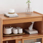 Scheda laterale in legno con porta moderna minimalista marrone buffet sideboard