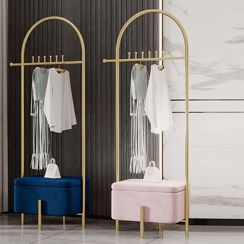 Rack de cintre de manteau moderne Rack de manteaux de manteau autoportant avec rangement