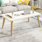 16.5 "lange 4 poten natuurlijke/ witte rechthoekige houten tafelblad salontafel