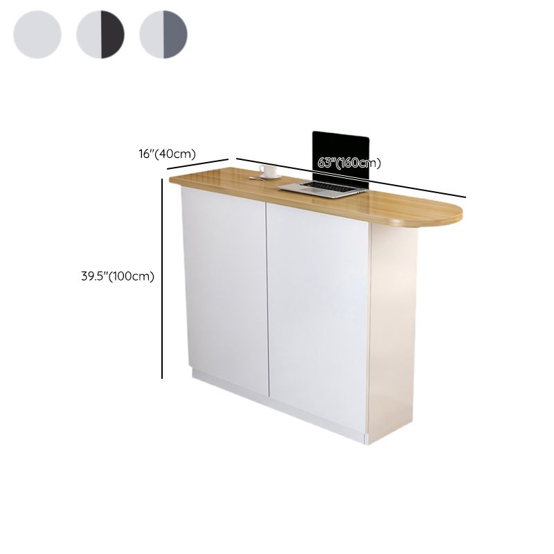 Table à manger à barre en bois contemporain avec rangement pour le salon