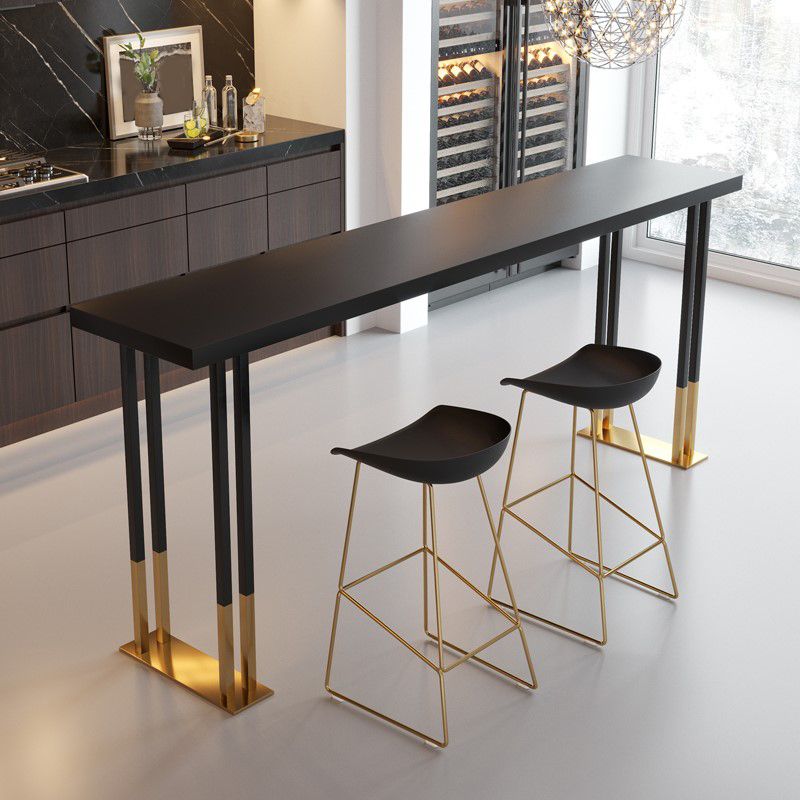 Hedendaagse rechthoek tegen-hoog pubtafel Coffee Shop Sled Pub Bar Table
