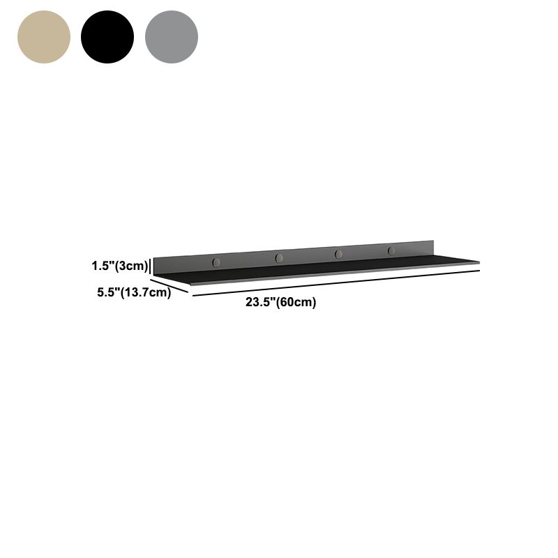 Bibliothèque à dos fermé moderne étagère murale en métal pour le bureau à domicile