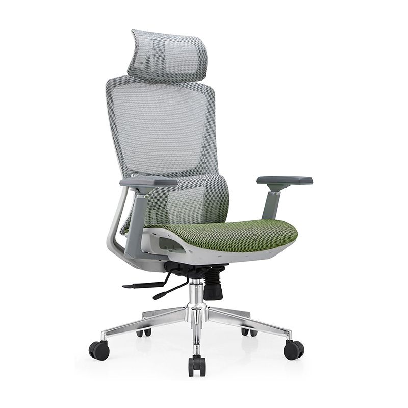 Modern Desk Chair Mesh Pillow Included Chair High-Back Chair with Wheels Clearhalo 'furn' 'furn_office_chair' 'Furniture' 'Office Chairs' 'Office Furniture' 'office_chair' 1200x1200_bfcd2f50-eebd-438f-85b4-ceee0b7b6b2e