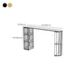 Sintered Stone Bar Table Industrial Dining Table with Storage Shelves Clearhalo 'Bar Furniture' 'Bar Tables' 'bar_tables' 'furn' 'furn_bar_tables' 'Furniture' 'Kitchen & Dining Furniture' 1200x1200_bfce53a7-93dd-44a7-811b-8e9abb96bff5