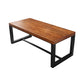 Industrial Rectangular Office Desk Brown Solid Wood Writing Desk Clearhalo 'furn' 'furn_office_desk' 'Furniture' 'Office Desks' 'Office Furniture' 'office_desk' 1200x1200_bfcea023-38ba-443c-9fb5-404b29f190ae