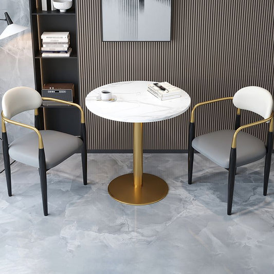 Modern Arm Chair Leather Open Back Dining Chair for Dining Room Clearhalo 'Dining Chairs' 'Dining Tables & Seating' 'dining_chair' 'furn' 'furn_dining_chair' 'Furniture' 'furniture_dining_chair' 'Kitchen & Dining Furniture' 1200x1200_bfcfc435-611c-434f-86d4-05a60e96293a