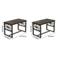 Industrial Solid Wood Dinner Room Kitchen Table Brown Trestle Base Table for Dinning Room Clearhalo ' dining_table' 'Dining Tables & Seating' 'Dining Tables' 'furn' 'furn_dining_table' 'Furniture' 'furniture_dining_table' 'Kitchen & Dining Furniture' 'kitchen&dining_furn' 'kitchen' 'kitchen_dining_table' 1200x1200_bfcfe3fc-5734-4228-bf40-e37f7fdec581