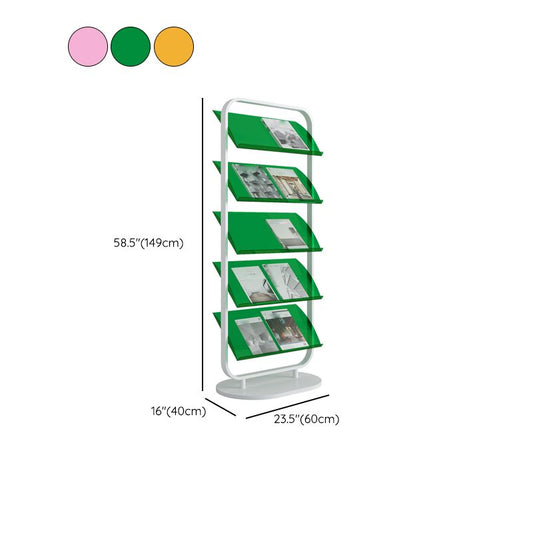 Eigentijdse open back metal boekenplank acryl boekenkast met planken