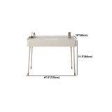 Modern Makeup Vanity Table for Bedroom with Stool Set 31.5" High
