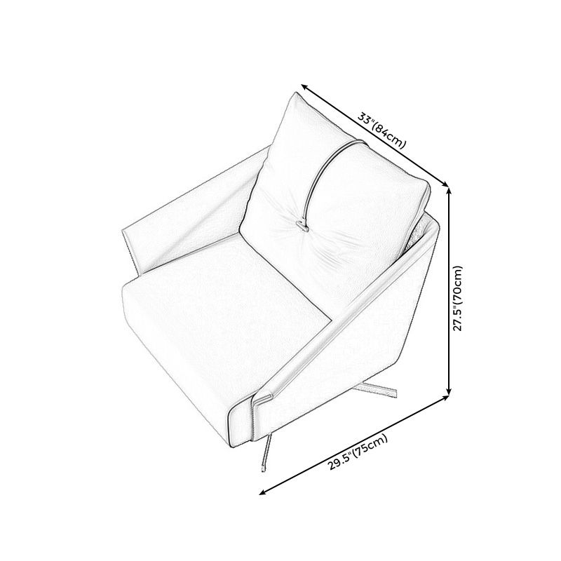 Kussen achterstallige armen 4-sterren met kussenarmen inclusief accentstoel