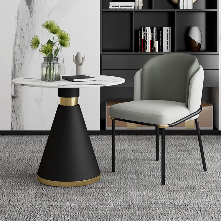 White Stone Top 1/5 Pieces Dining Set Glam Style Kitchen Set for Dining Room Clearhalo 'Dining Room Sets' 'Dining Tables & Seating' 'dining_room_set' 'furn' 'furn_dining_room_set' 'Furniture' 'furniture_dining_room_set' 'Kitchen & Dining Furniture' 'kitchen&dining_furn' 'kitchen' 1200x1200_bfd70854-afe2-4e2c-955e-b150a547762f