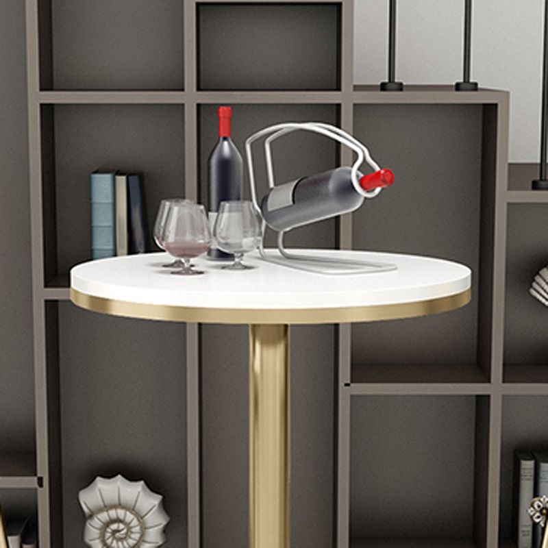 Glam 1/3/5 stuks staaftafel set rond stenen aanrecht met hoge ontlasting voor café