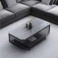 Glam Slate Coffee Table Rectangle Coffee or End Table with Shelf Clearhalo 'Coffee & Accent Tables' 'Coffee Tables' 'coffee_tables' 'furn' 'furn_coffee_tables' 'Furniture' 'Living Room Furniture' 1200x1200_bfd882c8-4a94-42e2-9a1b-2052f37f6e4a