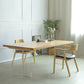 Solid Wood Top Dining Table Rectangle Pine Wood Table with Sled Base Clearhalo 'Dining Tables & Seating' 'Dining Tables' 'dining_table' 'furn' 'furn_dining_table' 'Furniture' 'furniture_dining_table' 'Kitchen & Dining Furniture' 'kitchen' 'kitchen_dining_table' 1200x1200_bfd90354-c2e7-4dfb-be2b-269cd541fa4e