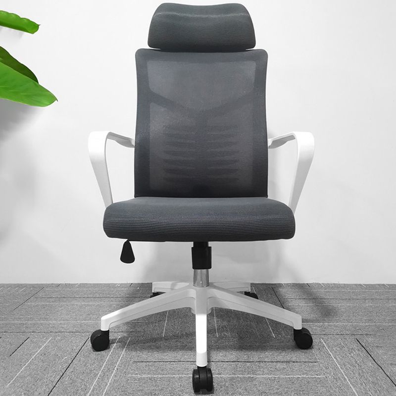 High Back Task Chair Modern Nylon Slide Arms Included Office Chair Clearhalo 'furn' 'furn_office_chair' 'Furniture' 'Office Chairs' 'Office Furniture' 'office_chair' 1200x1200_bfd98722-bb68-4f3a-b843-6f4d8e9bf5cc