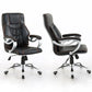 27 Inch Wide Contemporary Desk Chair Black Leather Office Chair Clearhalo 'furn' 'furn_office_chair' 'Furniture' 'Office Chairs' 'Office Furniture' 'office_chair' 1200x1200_bfda9711-4366-41e6-85ac-8dc70cba5601