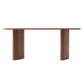 Rectangle Pine Wood Dining Table for Restaurant Modern Table with Double Pedestal Base Clearhalo ' dining_table' 'Dining Tables & Seating' 'Dining Tables' 'furn' 'furn_dining_table' 'Furniture' 'furniture_dining_table' 'Kitchen & Dining Furniture' 'kitchen&dining_furn' 'kitchen' 'kitchen_dining_table' 1200x1200_bfde2b7e-5c15-4db8-9ab2-4528dfbeaf0f
