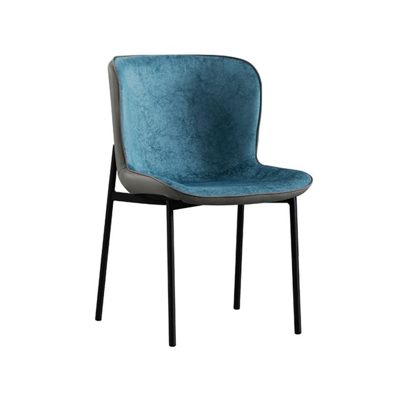 Contemporary Style Chairs Kitchen Armless Chair with Metal Legs Clearhalo 'Dining Chairs' 'Dining Tables & Seating' 'dining_chair' 'Furniture' 'furniture_dining_chair' 'Kitchen & Dining Furniture' 1200x1200_bfde5769-2580-4027-ab71-71ef77659d26