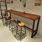 Mesa de bar superior de madera, mesa de bar moderna para cocina, sala de estar, sala de café