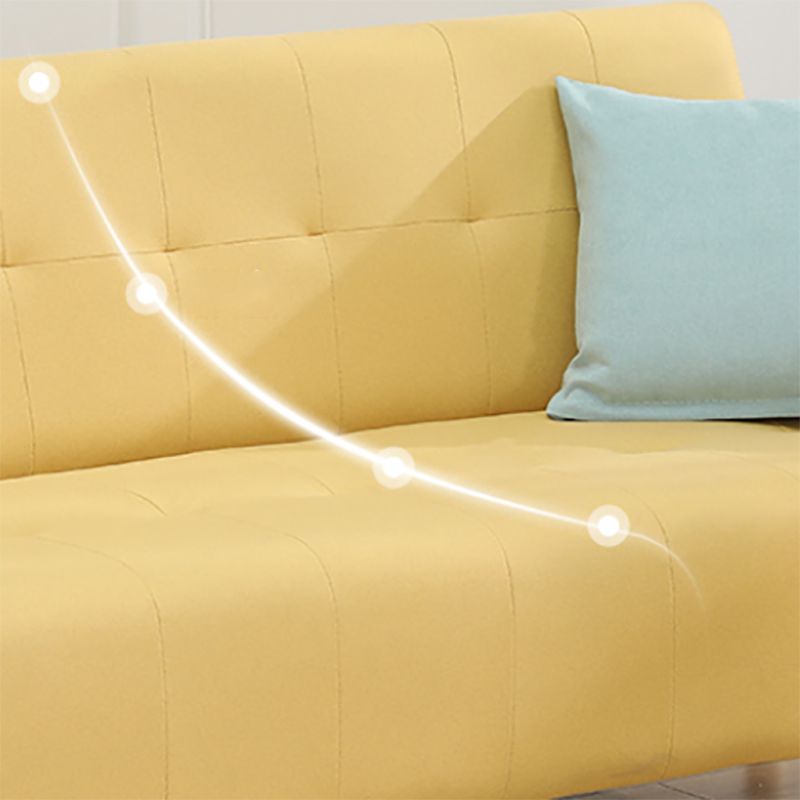 Scandinavian Settee Tufted Square Arm Living Room 3 Seater Seating Clearhalo 'furn' 'furn_sofas' 'Furniture' 'Living Room Furniture' 'Sofa' 'sofas' 1200x1200_bfe11b7c-eff3-49a1-881d-1202fa107d3e