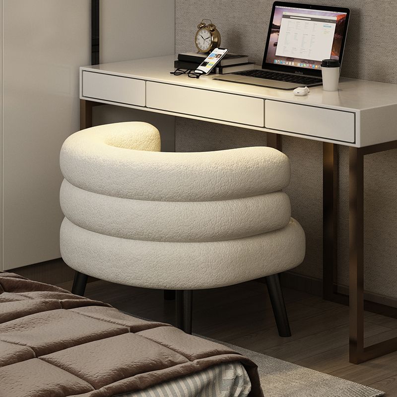 Modern Living Room Accent Armchair Basic Four Leg Accent Armchair