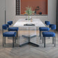 Modern Style White Dining Table Rectangle Sintered Stone Table with Acrylic Base Clearhalo ' dining_table' 'Dining Tables & Seating' 'Dining Tables' 'furn' 'furn_dining_table' 'Furniture' 'furniture_dining_table' 'Kitchen & Dining Furniture' 'kitchen&dining_furn' 'kitchen' 'kitchen_dining_table' 1200x1200_bfe7c4e8-d52d-4042-b4b9-798b69353073