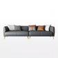 Contemporary Dark Gray Standard Sofa Faux Leather Sqaure Arm Couch Clearhalo 'furn' 'furn_sofas' 'Furniture' 'furniture_sofas' 'Living Room Furniture' 'Sofa' 'sofas' 1200x1200_bfea69d8-536e-40d4-a300-fb1ee3d9c207