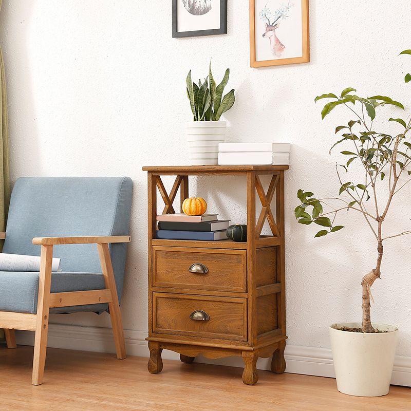 Mid-Century Modern Wood Accent Chest with Drawer Rectangle Chest Clearhalo 'Cabinets & Chests' 'cabinets_chests' 'furn' 'furn_cabinets_chests' 'Furniture' 'Living Room Furniture' 1200x1200_bfec53ce-bdb4-4fc9-83e3-e01bc06bee4d