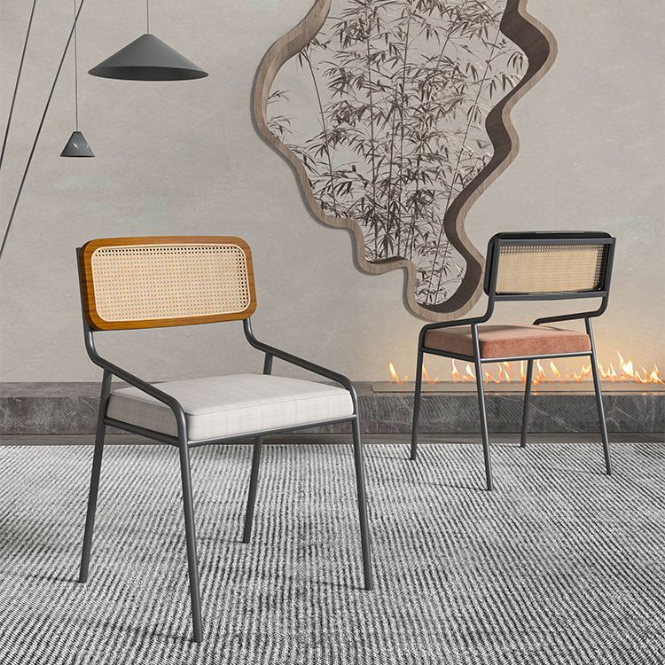 Sedia a braccio da pranzo in cucina contemporanea sedia da pranzo aperta