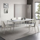Contemporary Dinette Table Rectangle Stone Dining Room Table for Dining Room Clearhalo 'Dining Tables & Seating' 'Dining Tables' 'dining_table' 'furn' 'furn_dining_table' 'Furniture' 'Kitchen & Dining Furniture' 1200x1200_bff20681-21ac-4eae-b3d9-4c3bba022f02