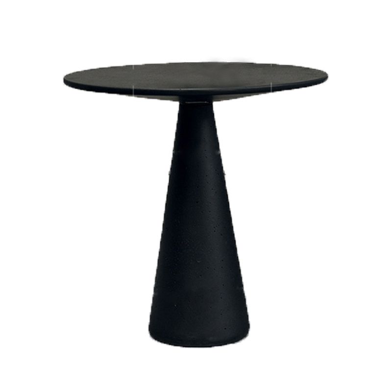 Table de métal de base de piédestal rond