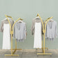 Silver/Gold Free Standing Hall Tree Contemporary Hall Stand for Living Room
