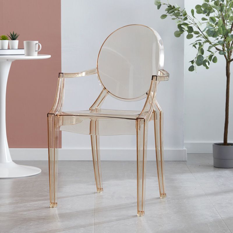 King Louis Back Chair Scandinavian Acryl Dining Kitchen Room fauteuil fauteuil