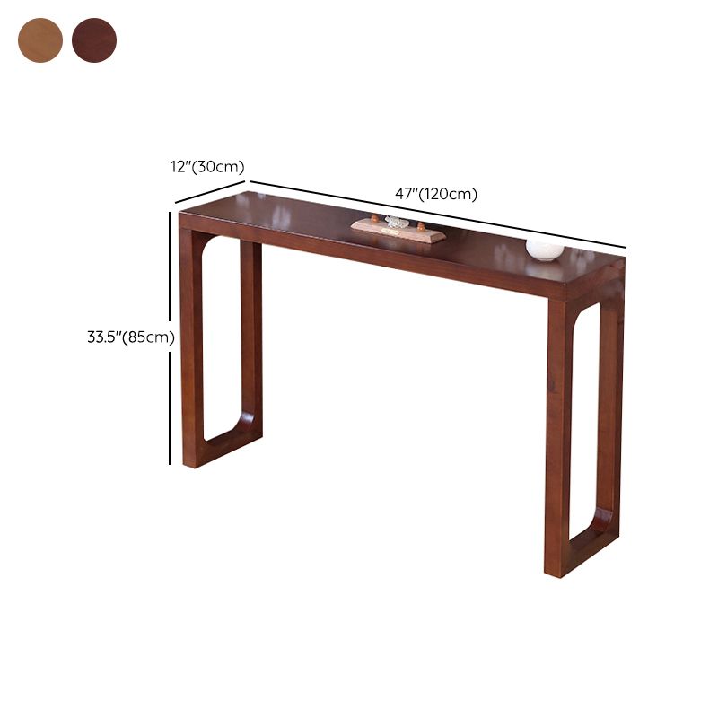 Moderne moderne rechthoekige console-accenttabel Antieke afwerking Console Sofa-tabel